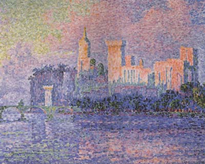 Paul Signac The Papal Palace,Avignon (mk06)